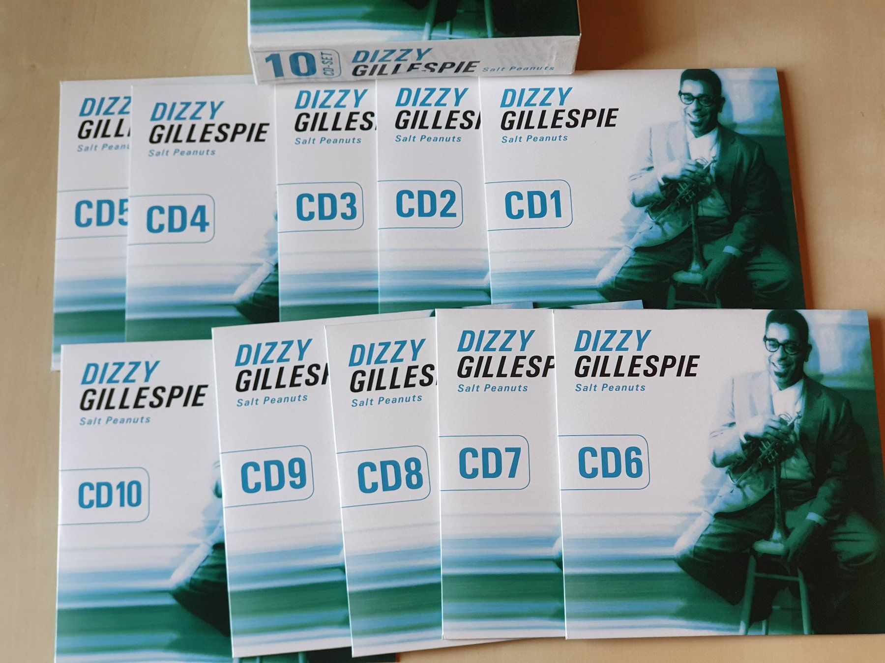 CD: Dizzy Gillespie Salt Peanuts 10 CD Set – Usato da Stansstad venduto da collectorsshop 2