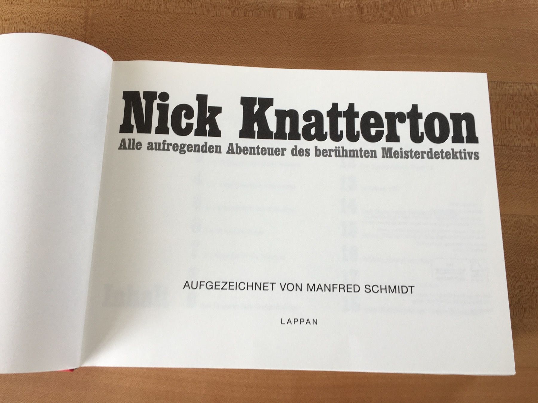 Comics: Comic Lappan Nick Knatterton – Gebraucht aus Kerzers von  1