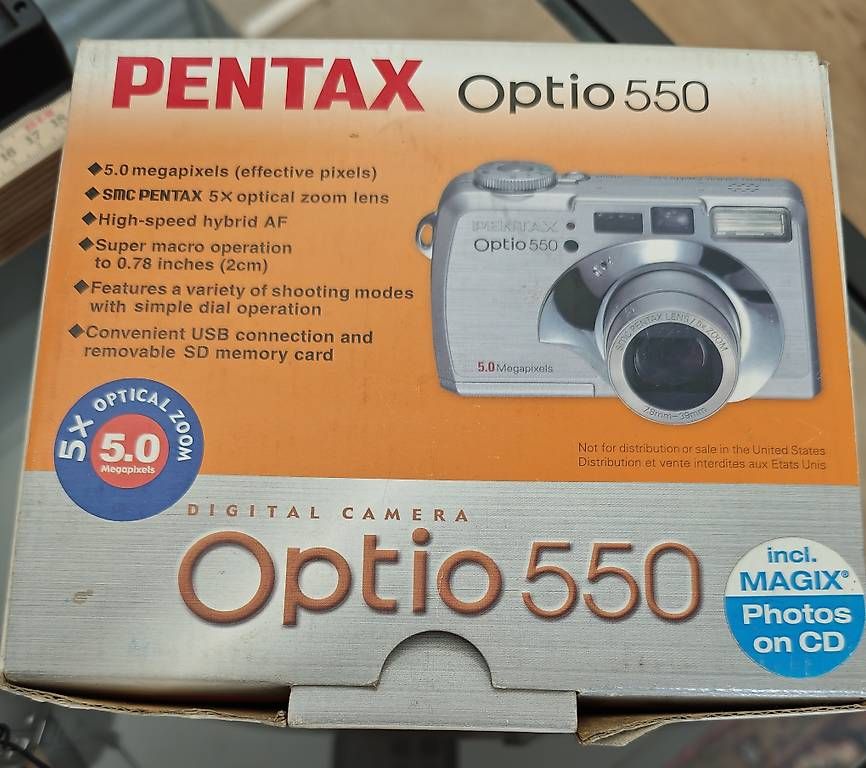 Fotocamera: Pentax Optio 550 – Usato da Rorbas venduto da Fa18 2