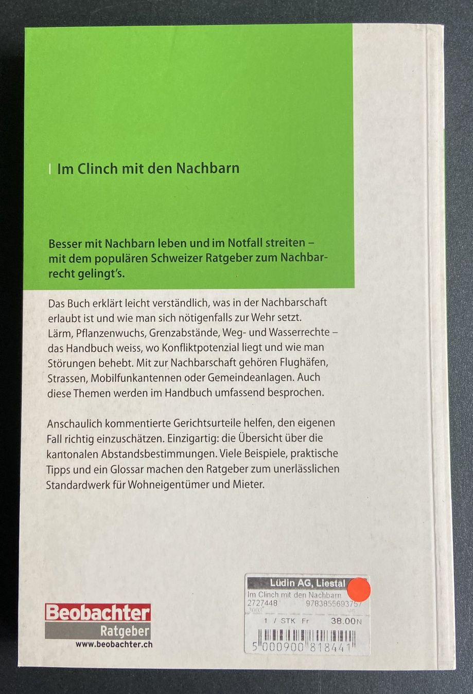 Bücher: Buch "Im Clinch mit den Nachbarn" – Gebraucht aus Böckten von Hansi36 6