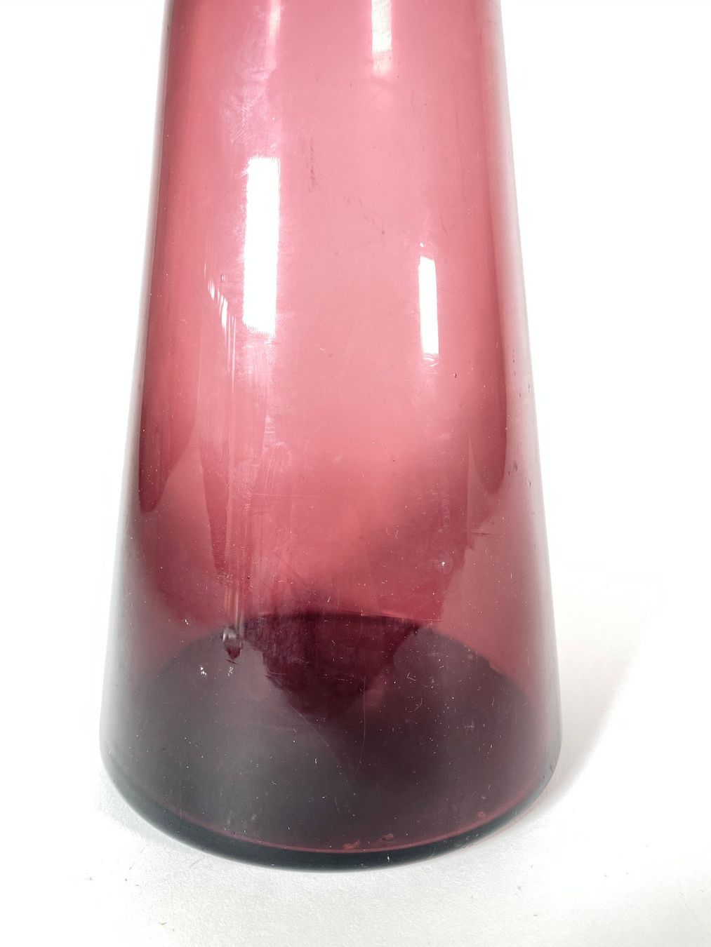 Vasen & Gefässe: Grosse modern geblasene Kunstglas-Vase – Gebraucht aus Zürich von Hedwig-steig 1