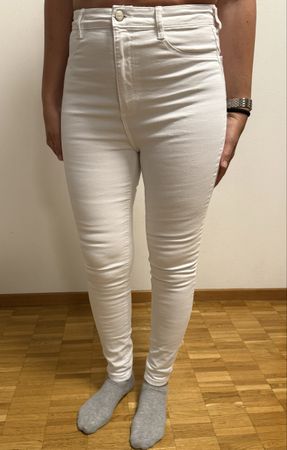 Zara - Jean blanc - Taille 40