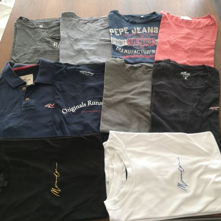10-tlg Kleiderpaket mit Shirts Gr. S/M
