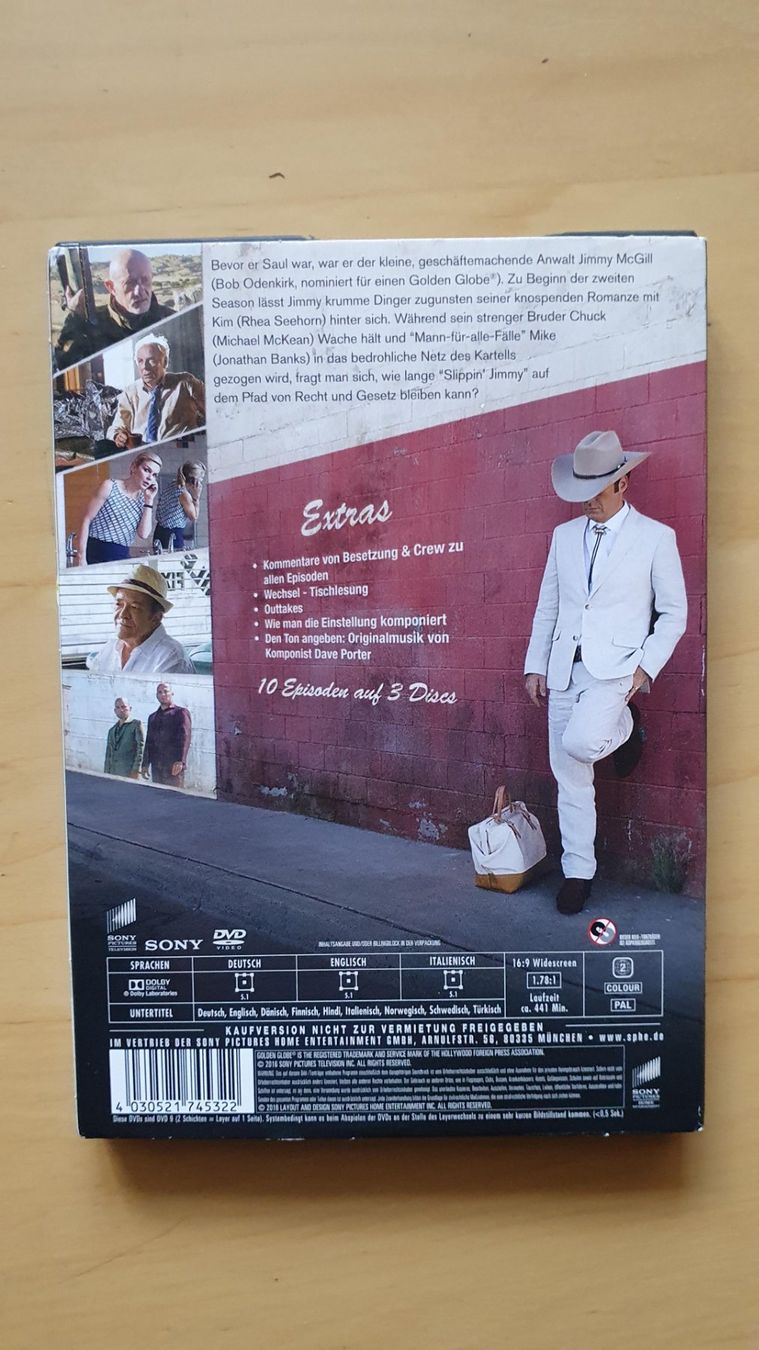 Tutti i DVDs: Better Call Saul - Season 2 - DVD – Usato da Romainmôtier venduto da Oaxaca9 1