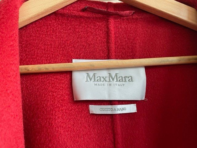 Max Mara Cappotti: MANTEAU ROUGE MAX MARA 100% CASHMERE – Usato da Bernex venduto da eunicefitz 2