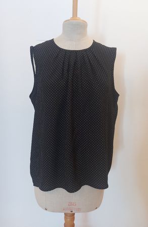Top, äemellos, schwarz, Grösse 40