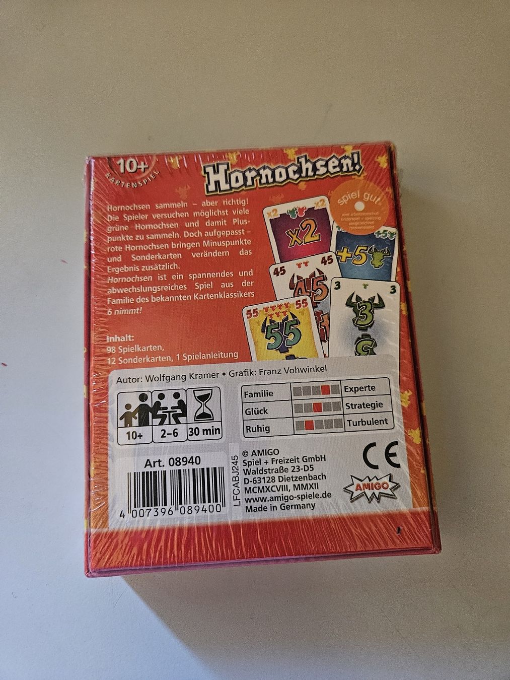 Amigo Giochi: Gesellschaftsspiel Hornochsen – Nuovo e nell'imballaggio originale da Lützelflüh-Goldb venduto da fan_7vmc 1