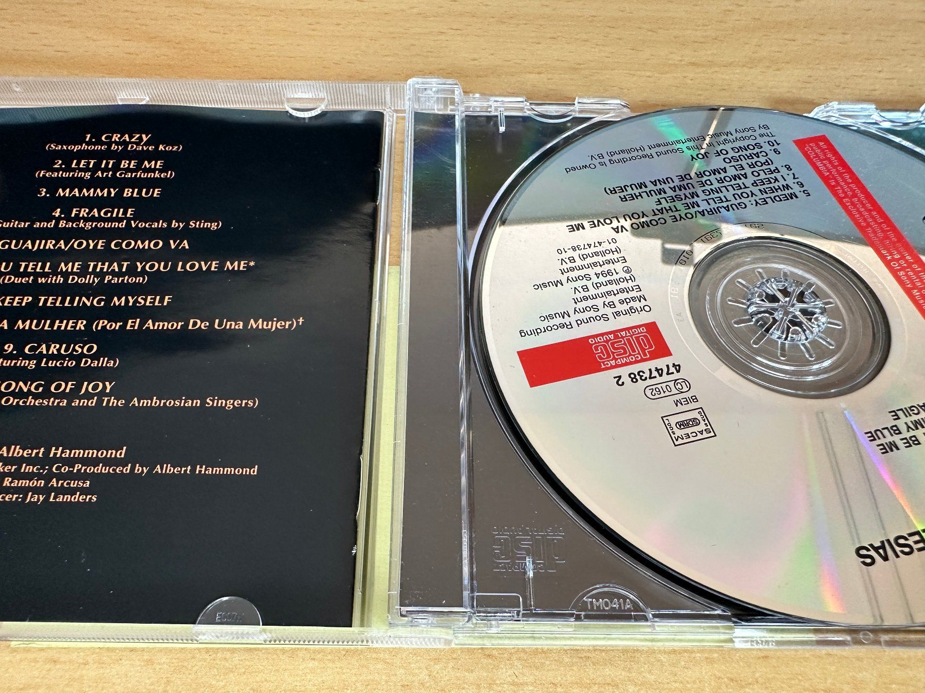 CD: Julio Iglesias – Crazy – Usato da Rikon im Tösstal venduto da Alpenmutz 2