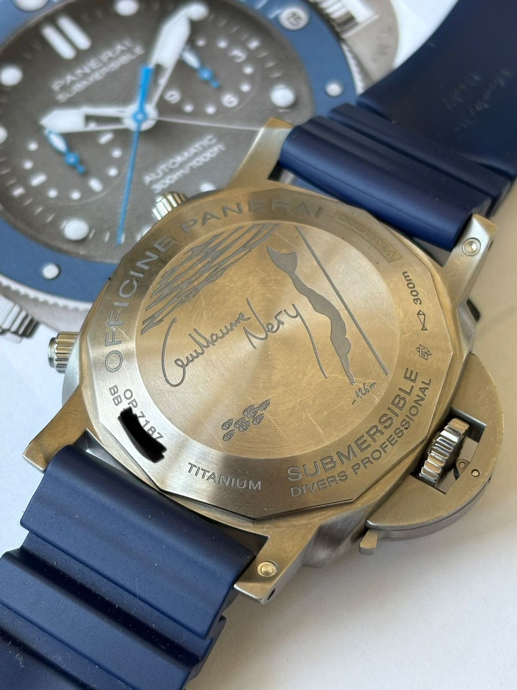 Panerai Orologi: PANERAI Submersible Chrono Edition Guillaume Nery PAM00982 – Usato da Birsfelden venduto da Mynos 7