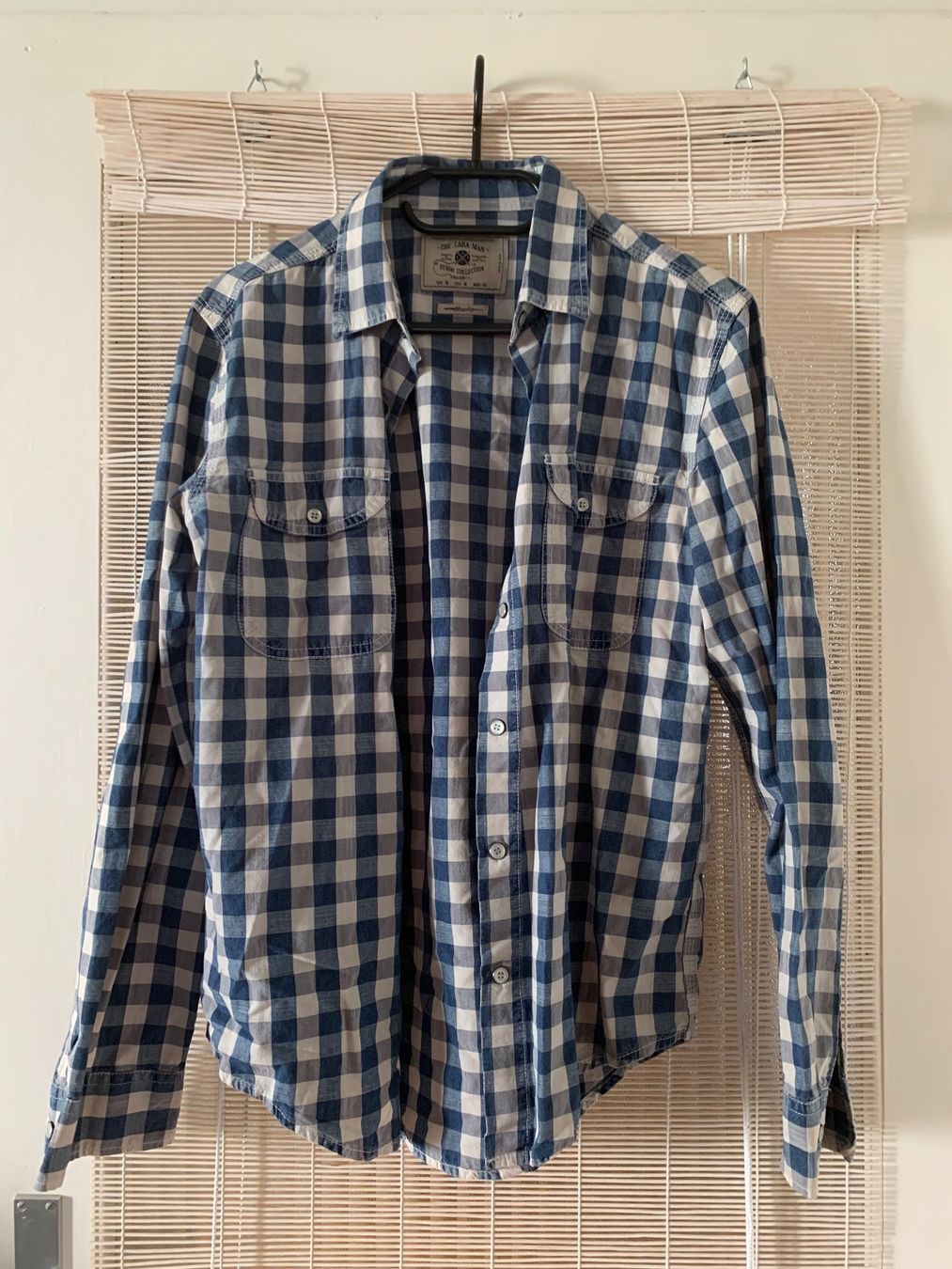 Zara Camicie: Chemise bleu à carreau homme – Nuovo (secondo la descrizione) da Montreux venduto da iza_peche8