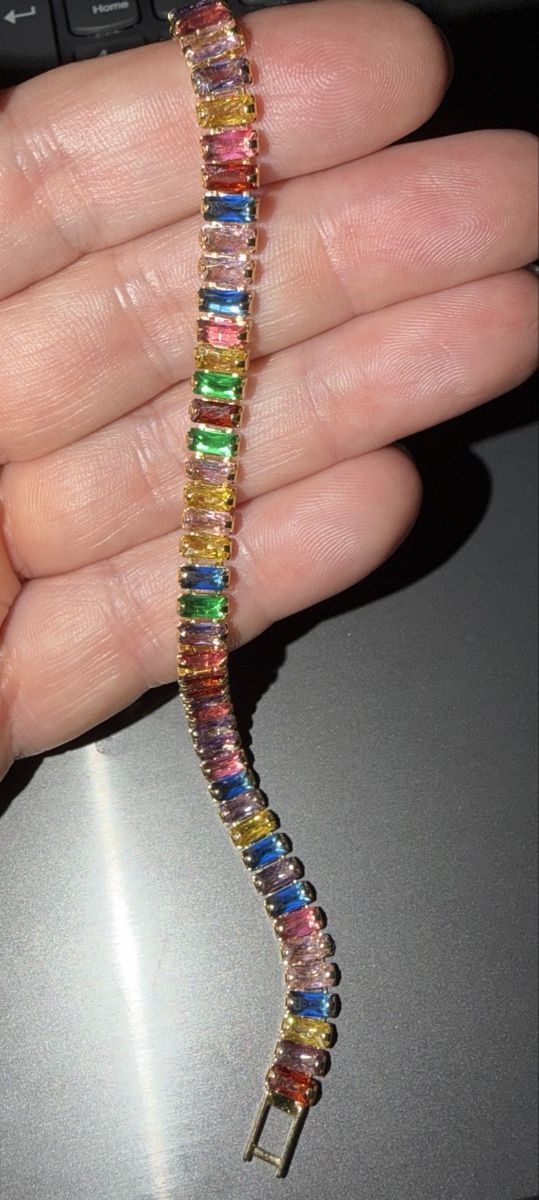 Bracciali & Braccialetti: Buntes Armband mit Zirkonia – Nuovo (secondo la descrizione) da Luzern venduto da Pool33 3