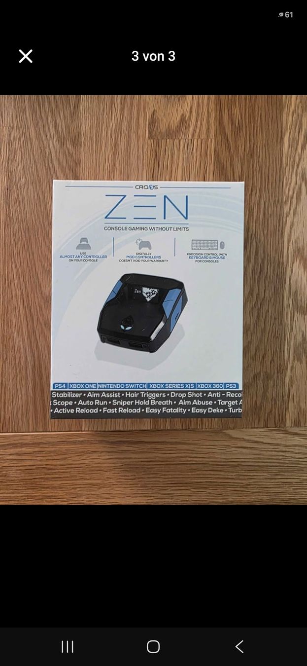 Laufwerke & Adapter: Cronus Zen Controller Emulator Adapter Neuwertig OVP – Gebraucht aus Delémont von Bigdog16