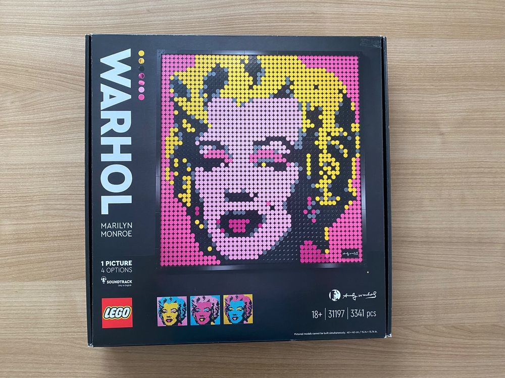 💥LEGO Art 31197 Andy Warhol's Marilyn Monroe NEU (Neu und ...