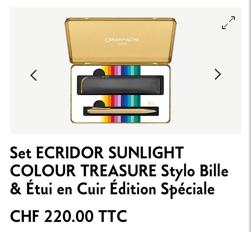 Caran d’Ache Ecridor Sunlight Set (Neu und originalverpackt) in ...
