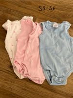 4 ärmellose Body's Gr. 50-56, Top Zustand für den Sommer!