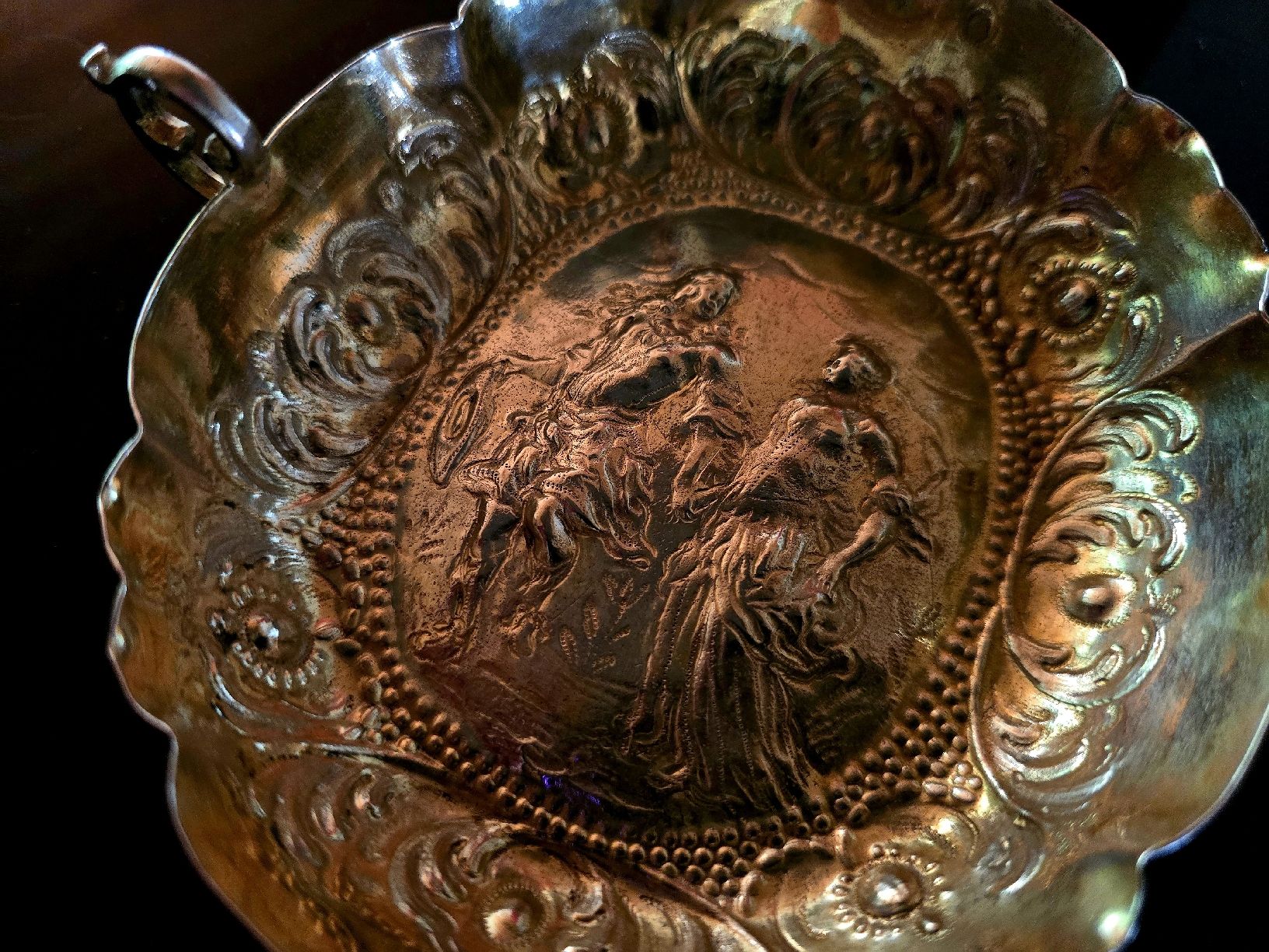 Ciotole: Barocke Augsburger Silber Weinprobierschale um 1685 – Usato da Opfikon venduto da koiliebhaber 4