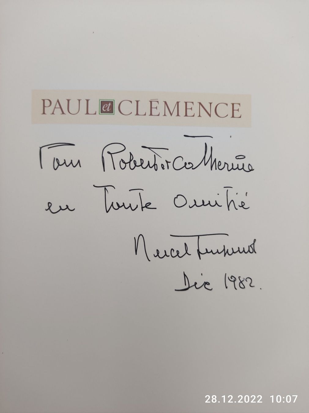 Libri: MARCEL IMSAND - PAUL ET CLEMENCE 1982 – Usato da Goldach venduto da Gaip 2