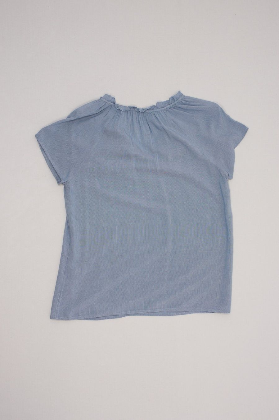S.Oliver Camicette: s.Oliver Blouse Viscose Bleu Rayé T. 34 – Usato da Fribourg venduto da re-fine 7