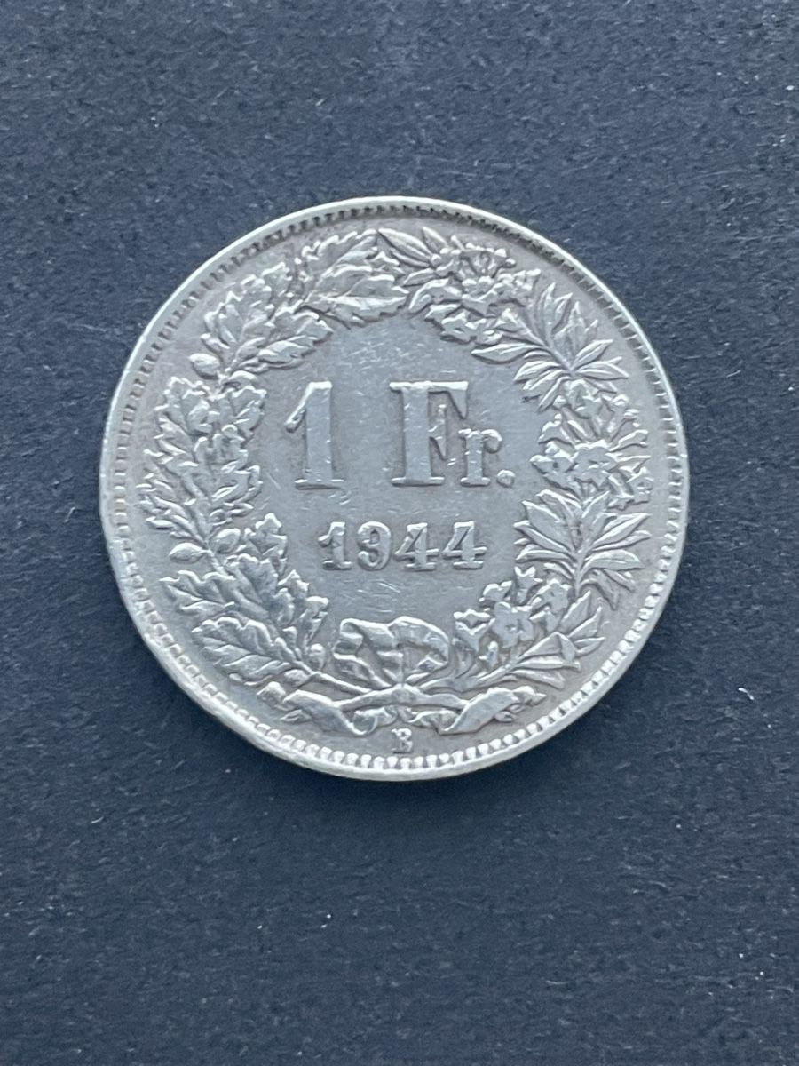 Tutti le monete: 1.- Silber CH Jahr 1944 – Usato da Meierskappel venduto da Hala03