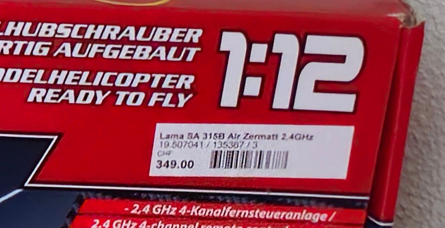 Modellismo RC: Helikopter koaxial Typ Lama – Usato da Walenstadt venduto da pedroju-1 3