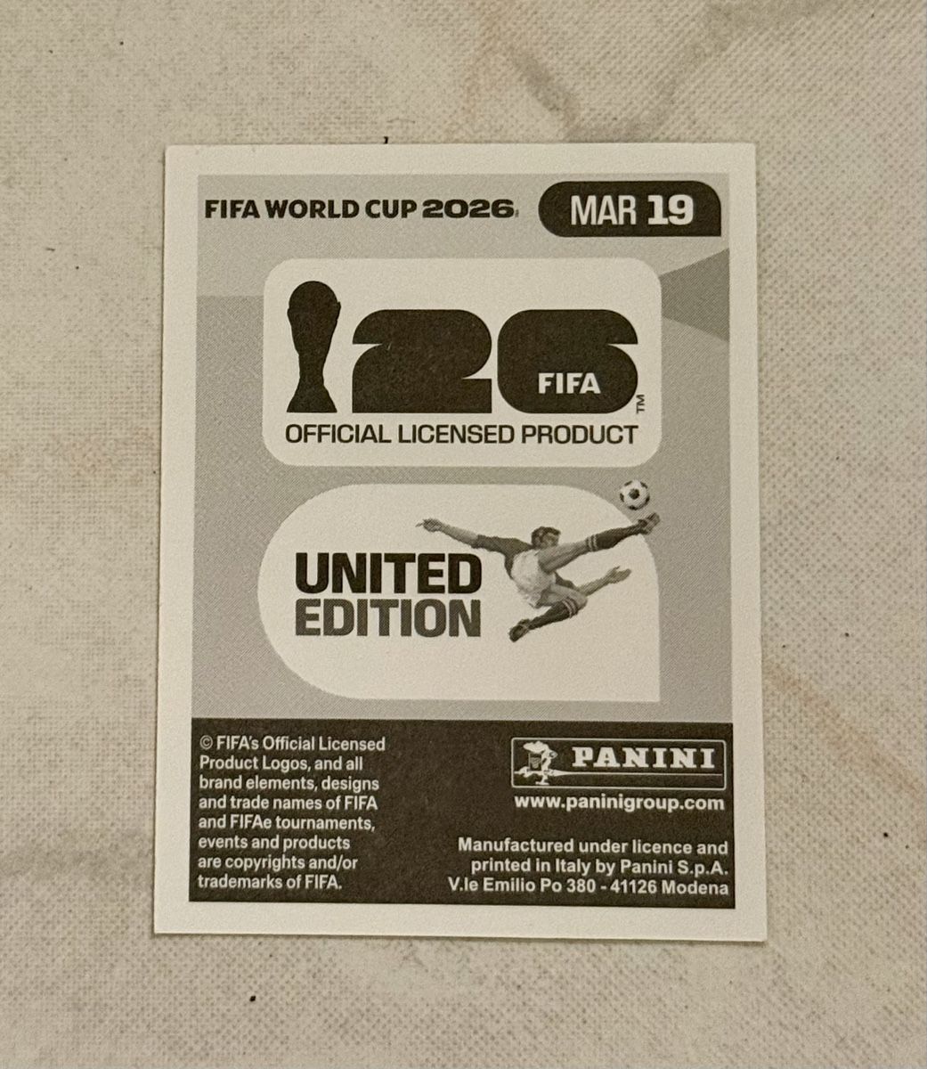 Panini Cartes à collectionner: Panini WM 2026!!! MAR 19 – Neuf (Voir description) à Oberentfelden par NunoLouro 1