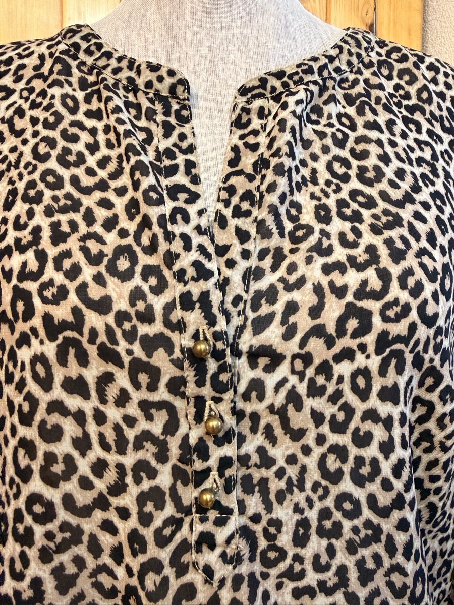 Tom Tailor Camicette: Damen Bluse TOM TAILOR Leo Print Grösse 40 – Usato da Lufingen venduto da Smily37