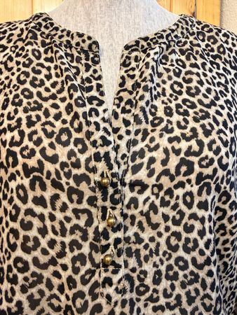 Damen Bluse TOM TAILOR Leo Print Grösse 40