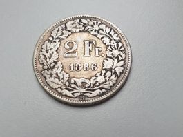 🇨🇭 2 Francs 1886 Silver 10g