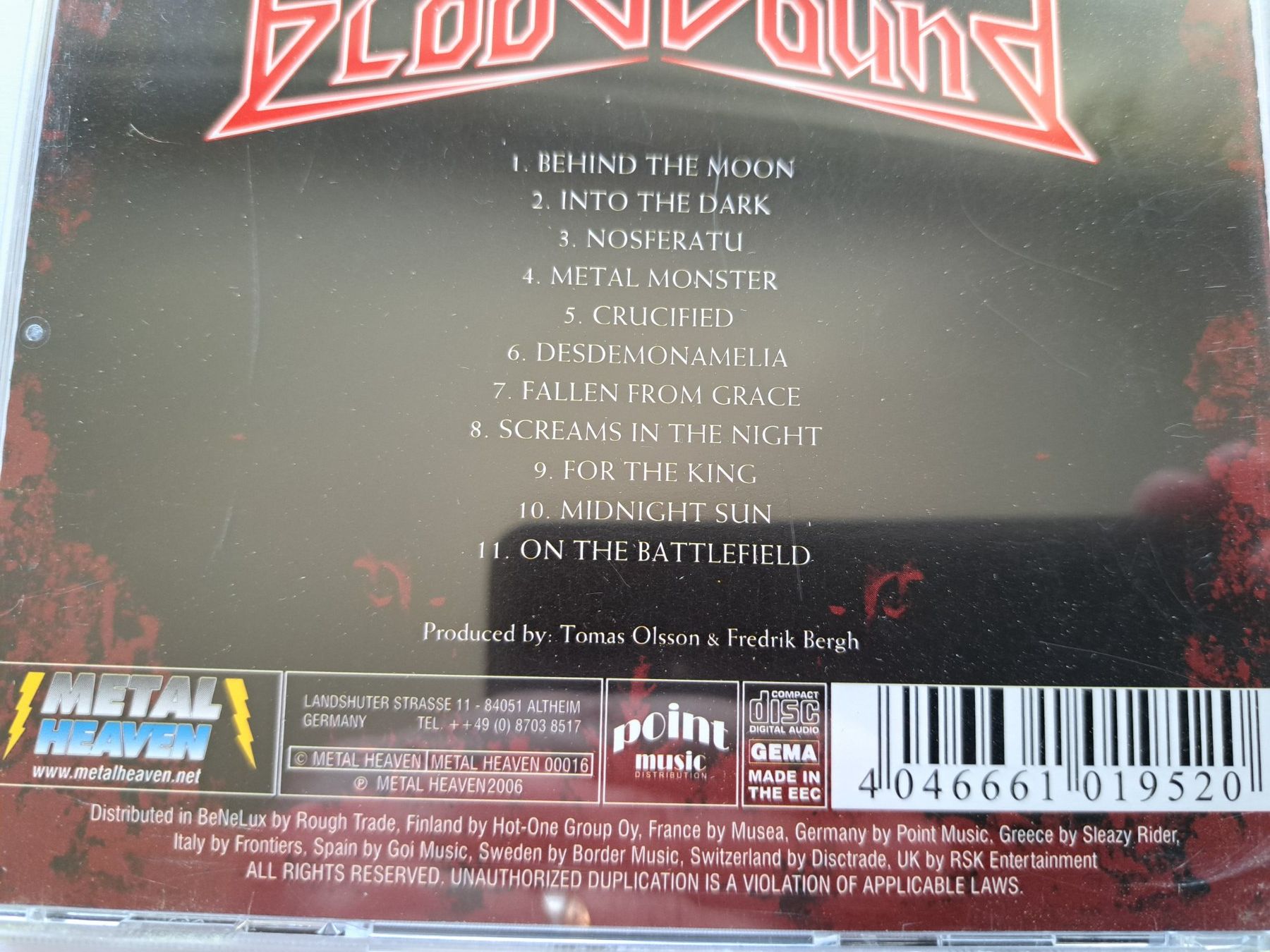 CD: Cd BloodBound - Nosferatu – Usato da Pully venduto da bro_n52j 2