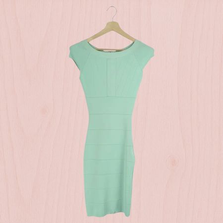 Robe Bandage Marciano Guess Vert Menthe - Taille S / 2