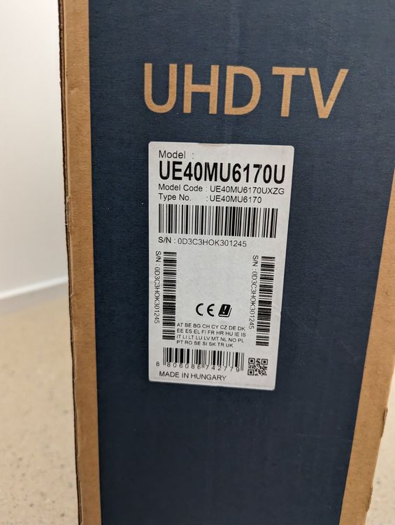 Samsung 4K Fernseher / TV (UE40MU6170) | Kaufen auf Ricardo