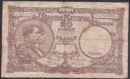Belgien 20 Francs 1943