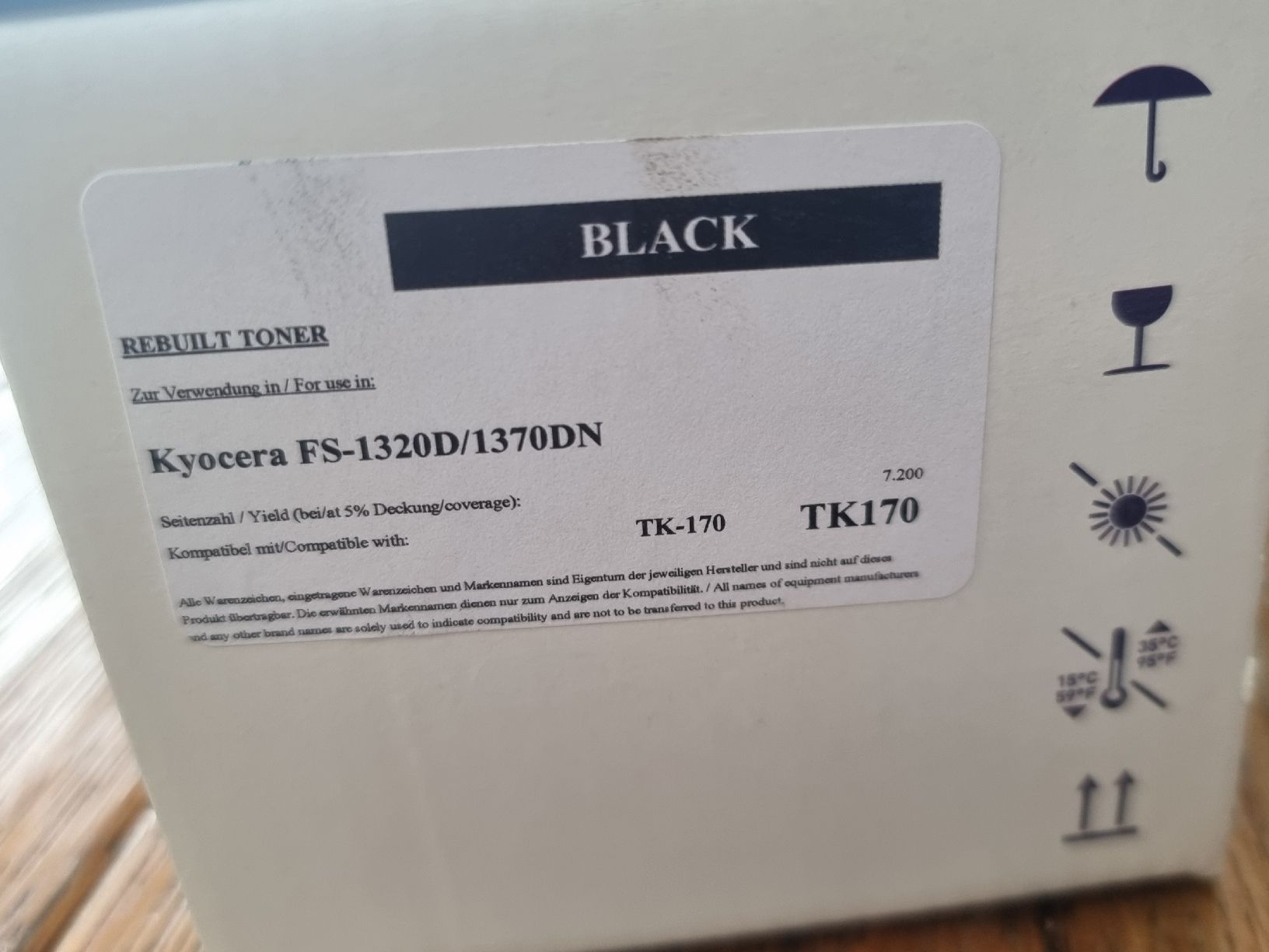 Kyocera Druckerpatronen & Toner: Kompatible Tonerpatrone black mit Kyocera TK-170 – Neu (gemäss Beschreibung) aus Geroldswil von viv_vs9r 1