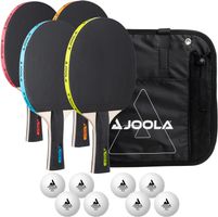 Tischtennis Set mit 4 Schlägern & 8 Bällen