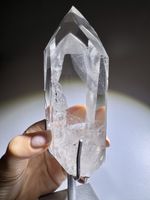 Black Phantom Lemurian Bergkristall 18,5 cm – Ultraklar & se