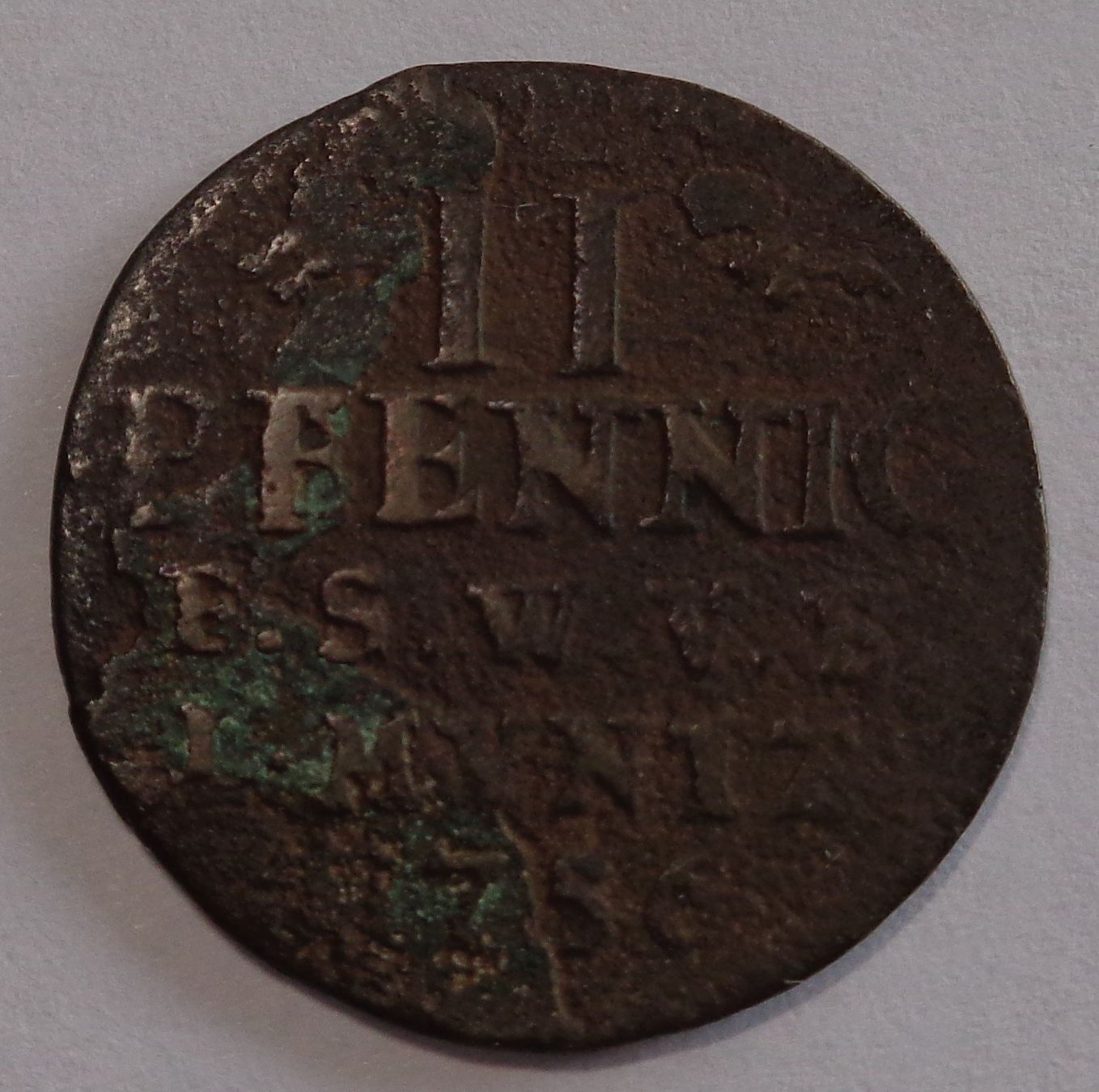 Tutti le monete: Sachsen Weimar Eisenach 2 Pfennig 1756 – Usato da Mönchaltorf venduto da hiukset
