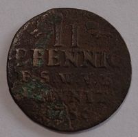 Sachsen Weimar Eisenach 2 Pfennig 1756