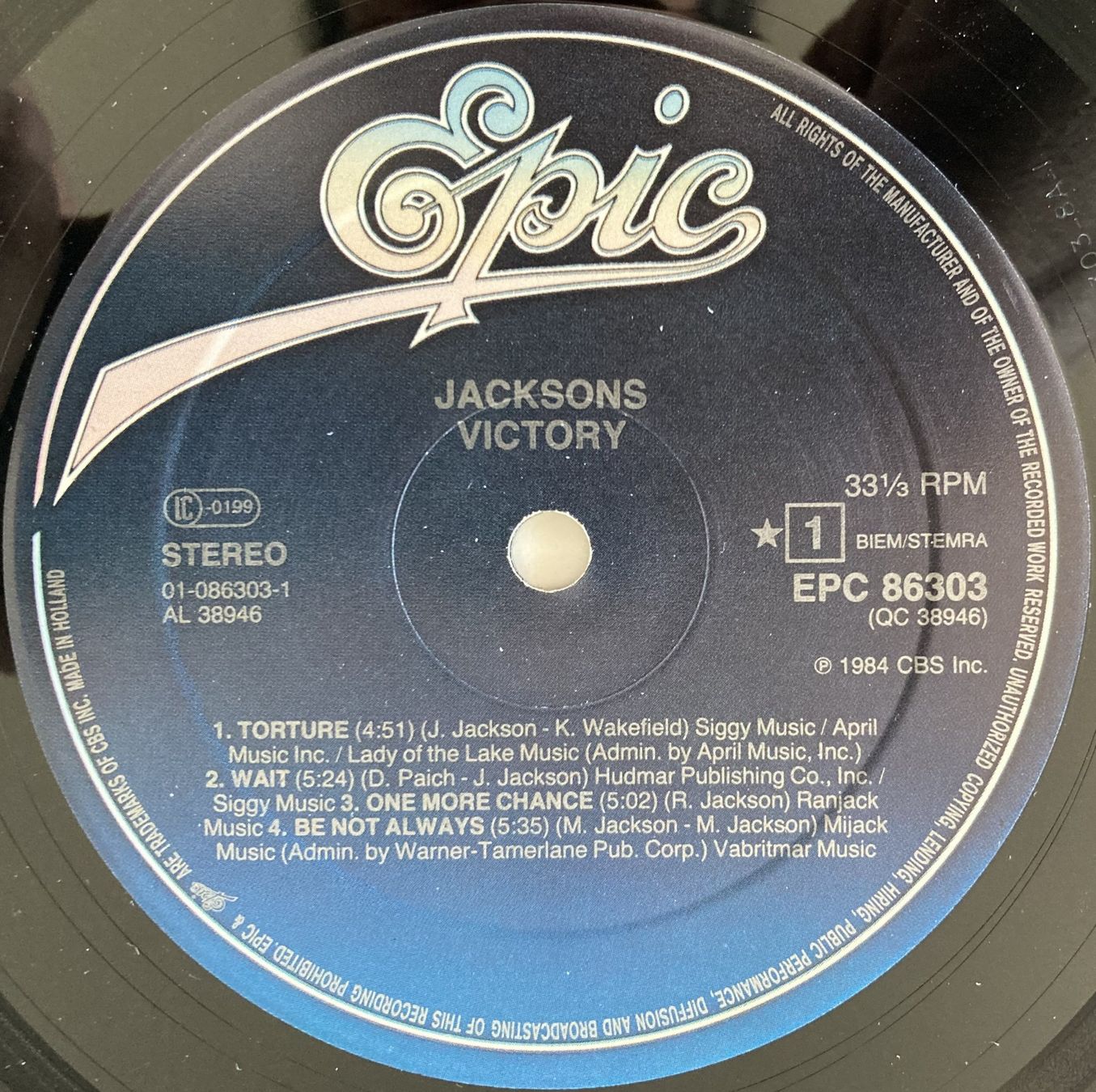 Schallplatten: JACKSONS - VICTORY – Gebraucht aus Bottens von hotter-than-hell 3