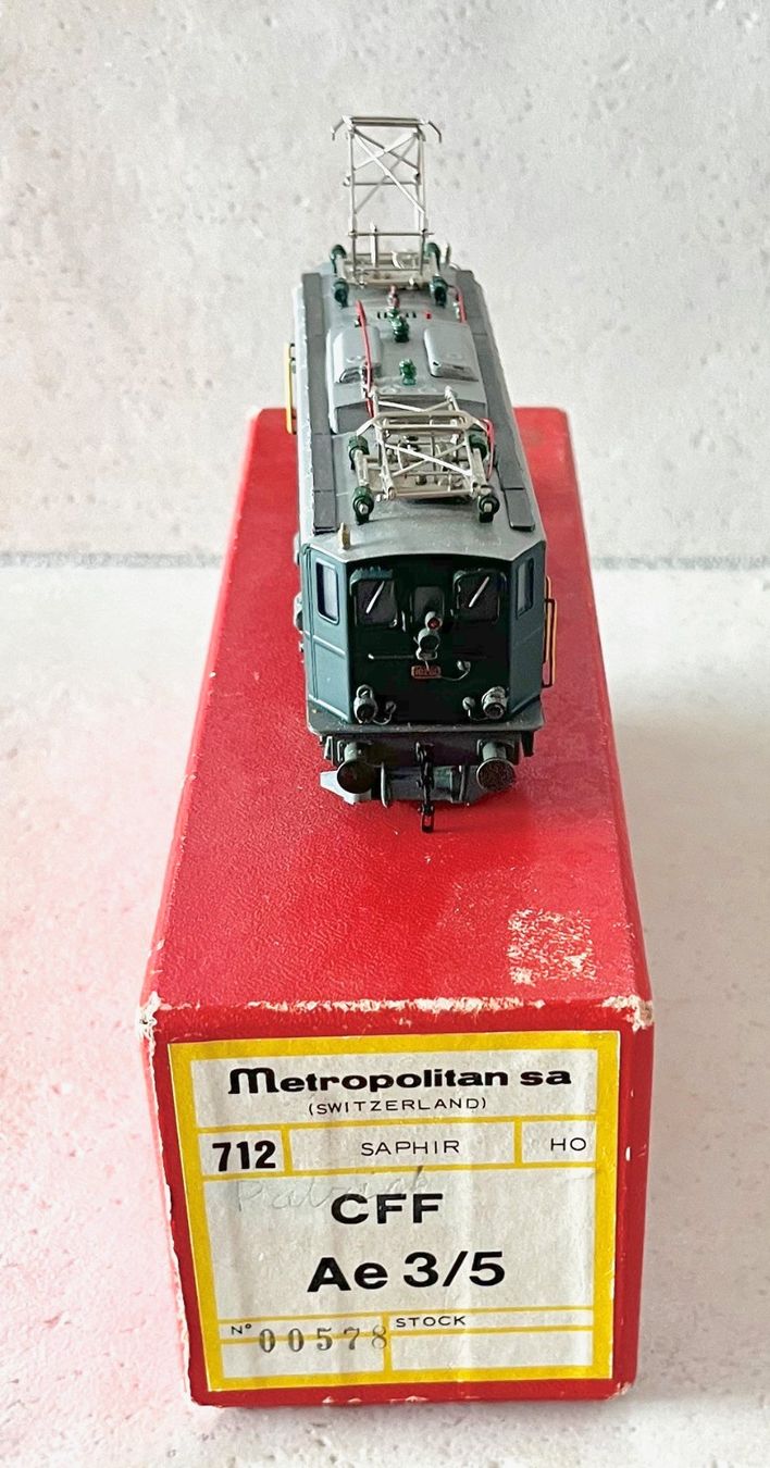 Metropolitan Modellini di ferrovie: Metropolitan SBB Ae 3/5  H0 – Usato da Bleiken venduto da hbw45 2