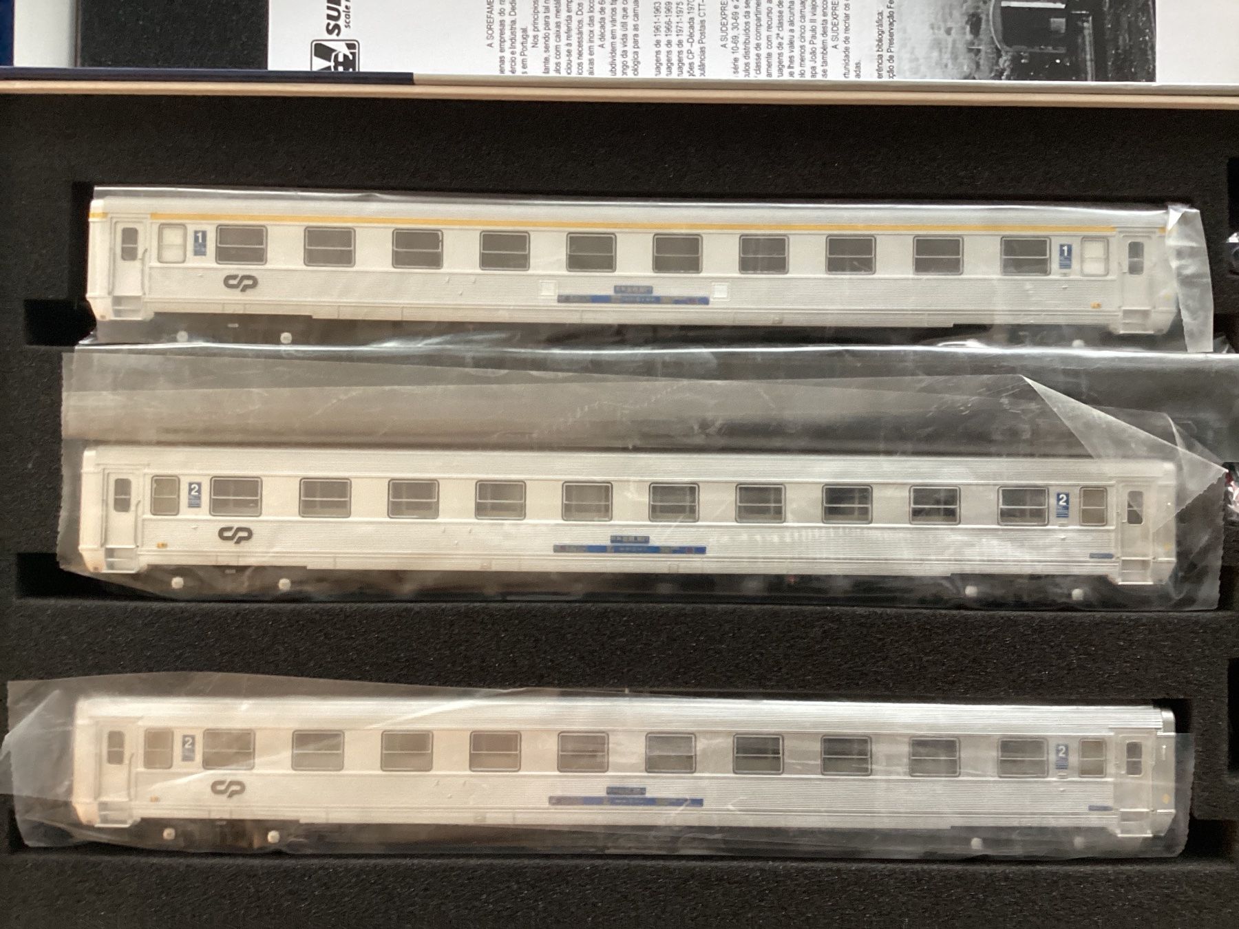 Modellini di ferrovie: Sudexpress S0519  Set 3Wagen CP – Usato da Rudolfstetten venduto da Gwyneth2