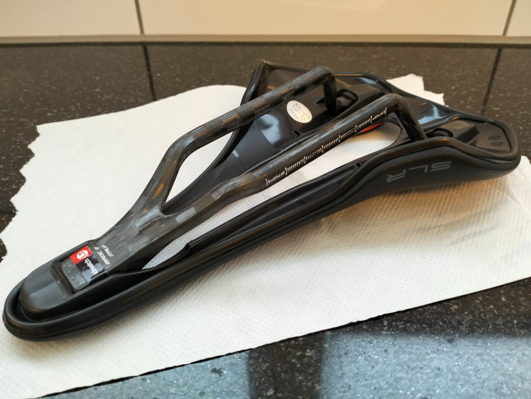 Selle Italia Pezzi di ricambio: Selle Italia SLR Boost Kit Carbonio Superflow (133g) – Usato da Uster venduto da KarlZH 5