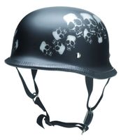 TÖFF BIKER HELM WEHRMACHT M | TOTENKOPF HARLEY BIKER CHOPPER