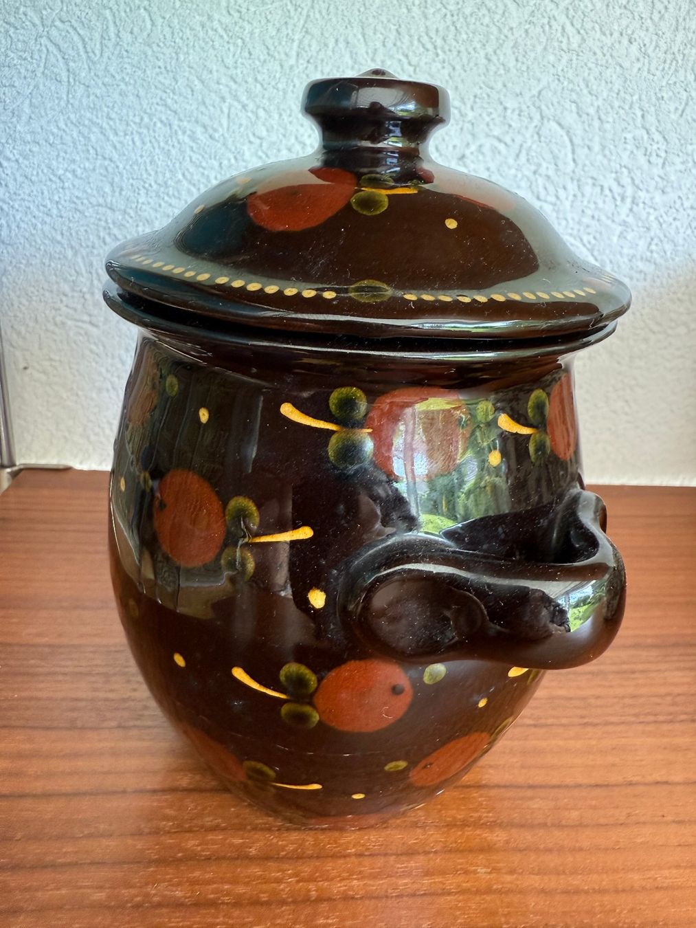 Pentole: Vintage Keramik Topf 17 cm hoch – Usato da Kirchdorf venduto da Vintagewunder 1
