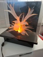 VINTAGE 1970 Glasfaserlampe mit Farbwechsel