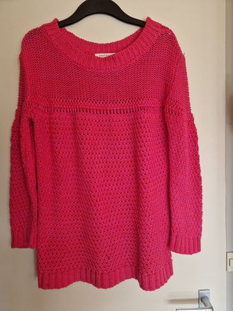 Pull rose vif Pierre Balmain T.M coton