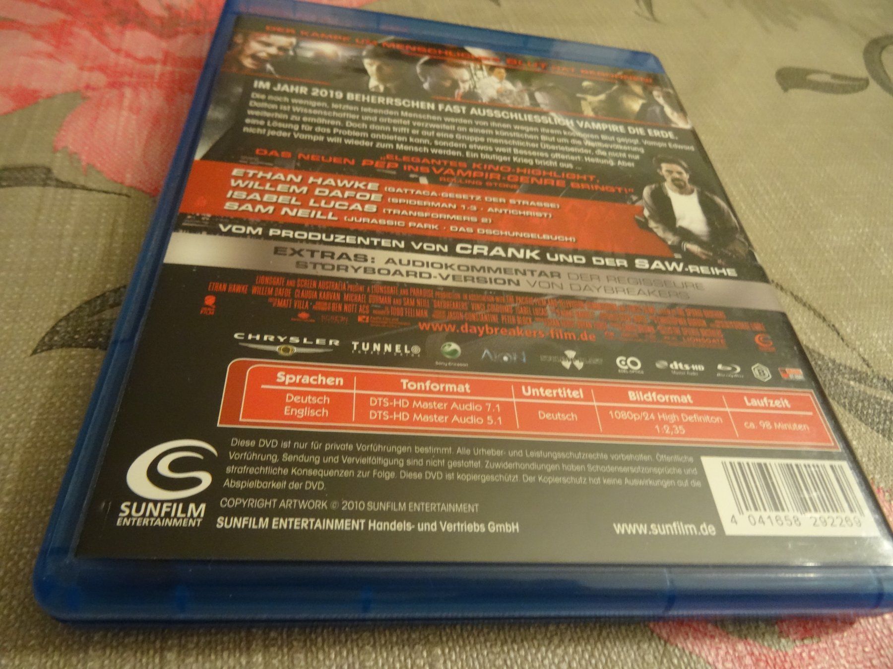 Alle DVDs: Daybreakers - Blu-ray – Gebraucht aus Olten von Disc-Verkauf 2