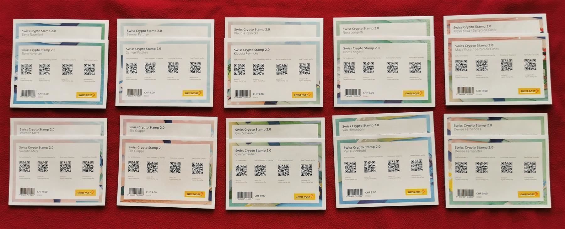 Tutti i francobolli: Swiss Crypto Stamps 2.0 ID3 – Nuovo (secondo la descrizione) da Baar venduto da CryptoShop 2