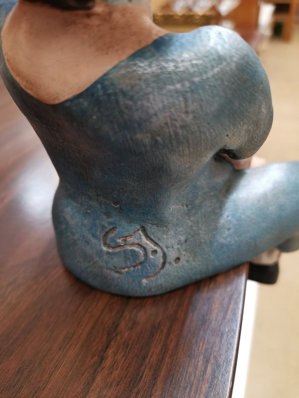 Sculture & Statue: Clown Achatit mit Maus Skulptur – Usato da Suhr venduto da Brocki-Suhr 6