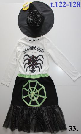 Costume sorcière / Hexe t. 122 - 128   NEU!