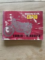 Honda CB750 Fahrer-Handbuch 1972 guter Zustand